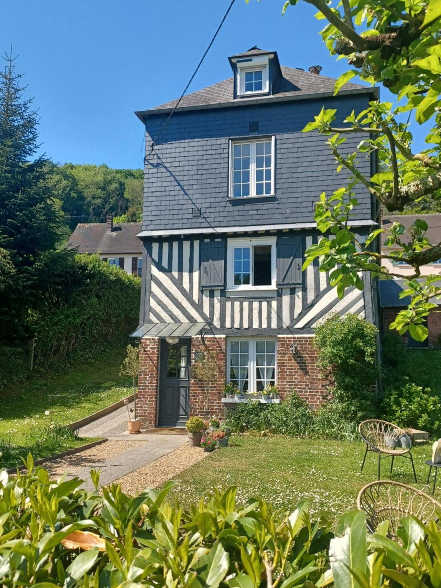 翁弗勒尔Les Pommiers住宿加早餐旅馆 外观 照片
